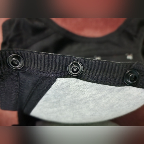 Floral Black Cotton Front Closure Bra - Picture 6 of 10